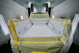 Guire truck bed liner process